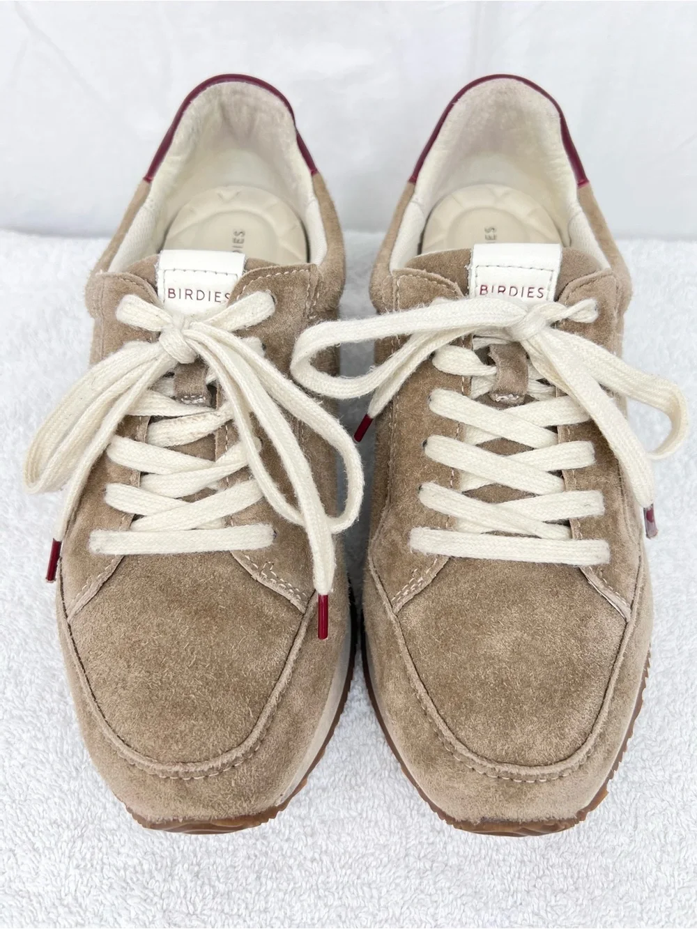 Birdies Roadrunner sneakers Chai Spice suede Sz 7 Women’s Casual Low Top Retro